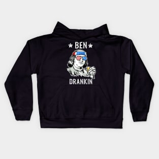 4th of July Ben Drankin Benjamin Franklin Tee Funny Men Gift Kids Hoodie